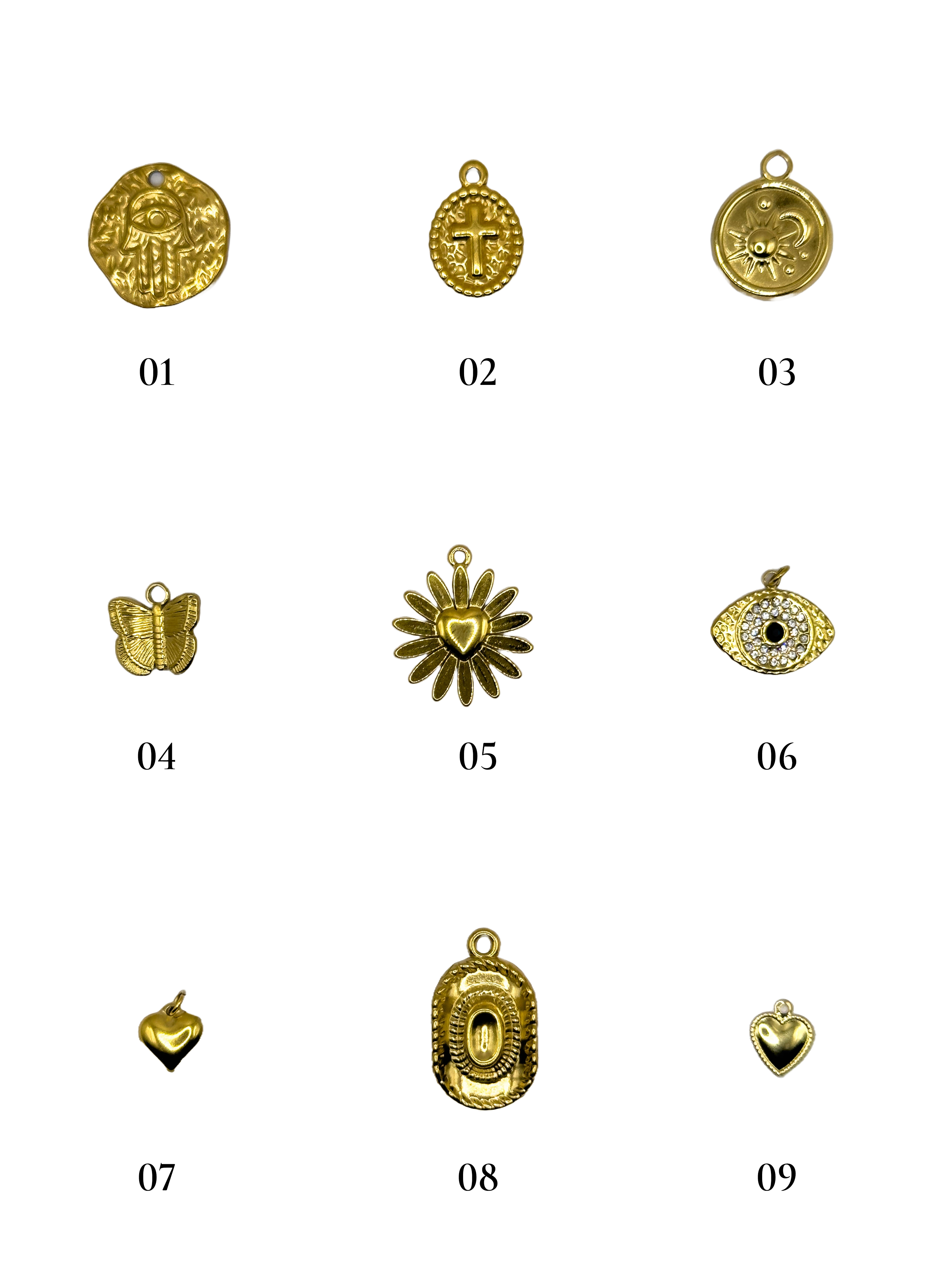 Bracelet charms mailles rondes