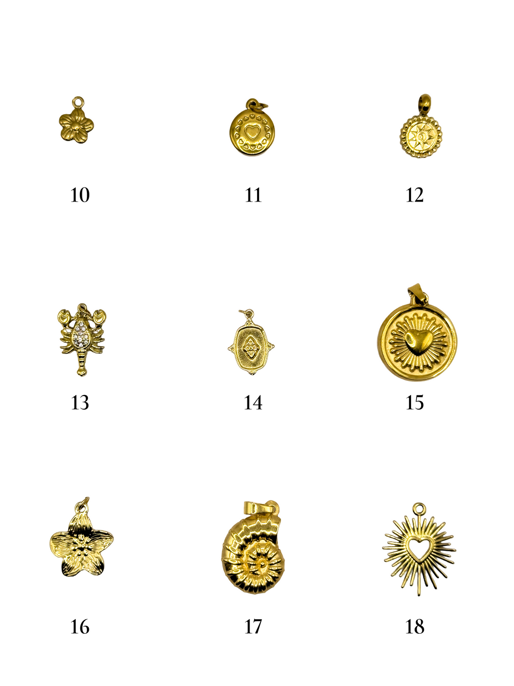 Bague Charms  10 mm