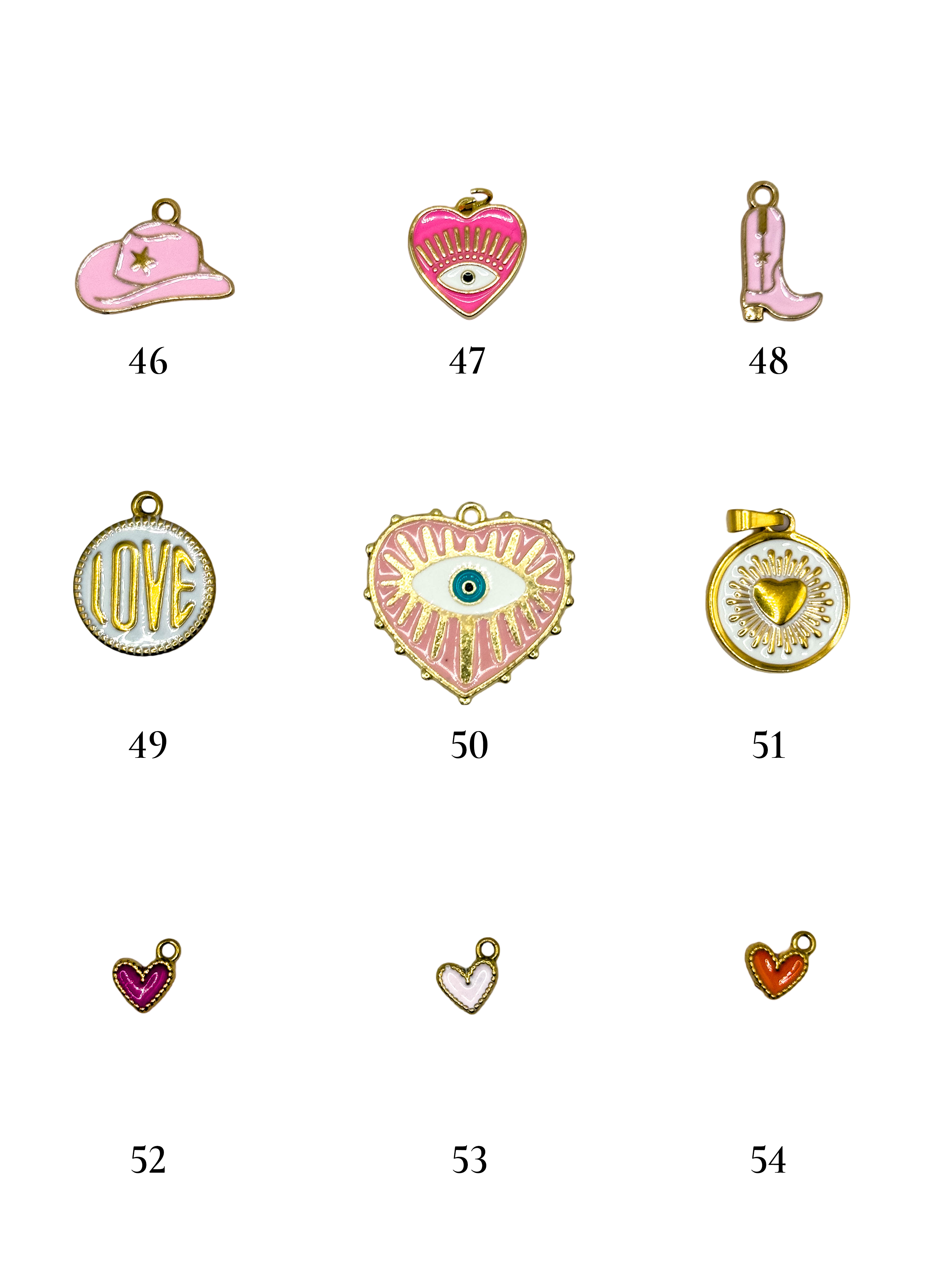 Bague Charms martelee