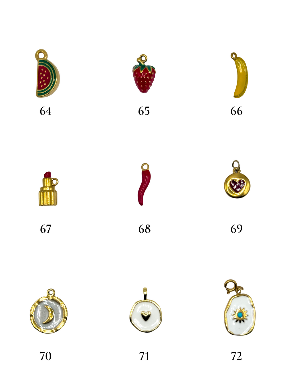 Boucles d'oreille charms