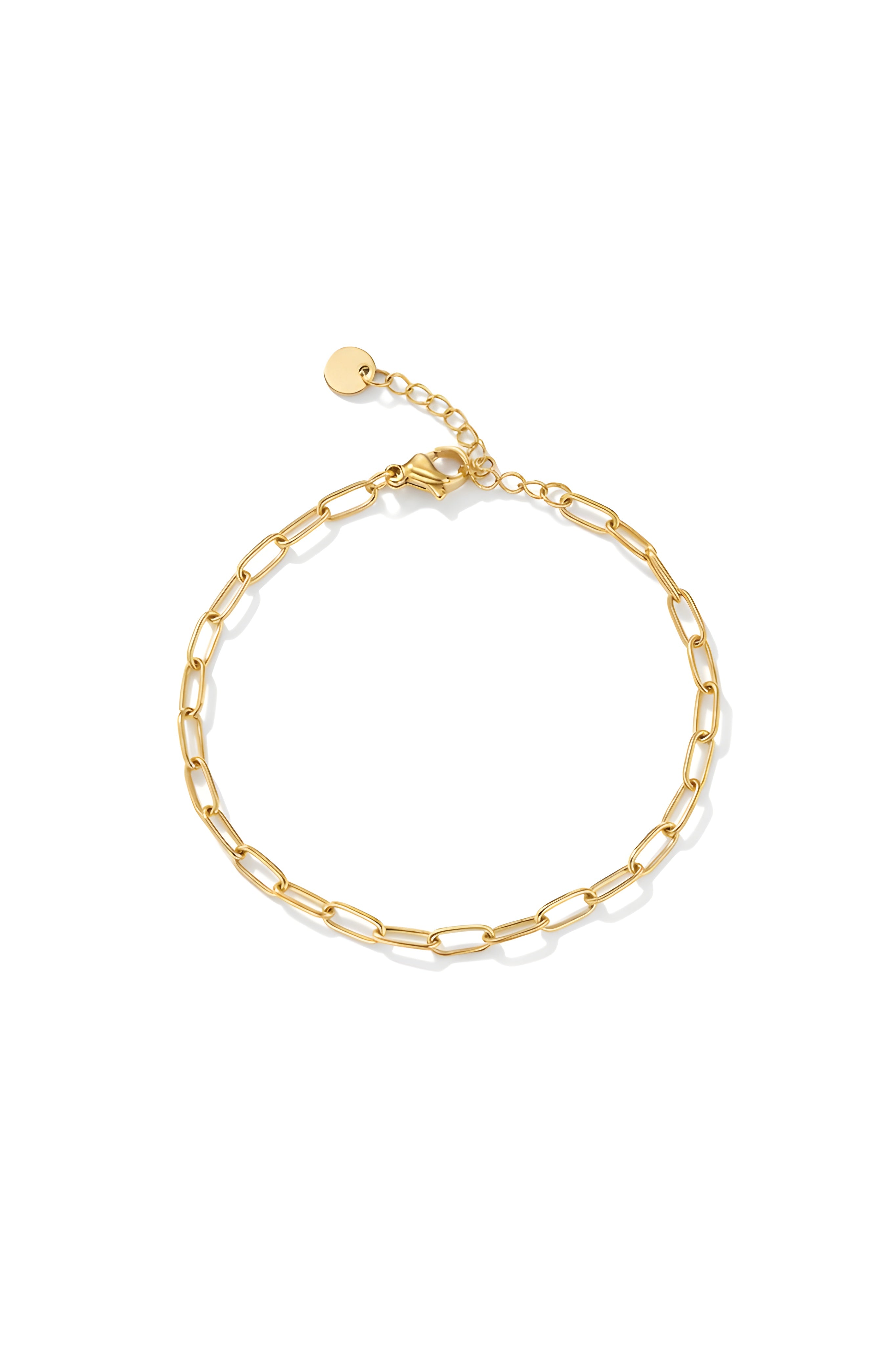 Bracelet charms mailles fines