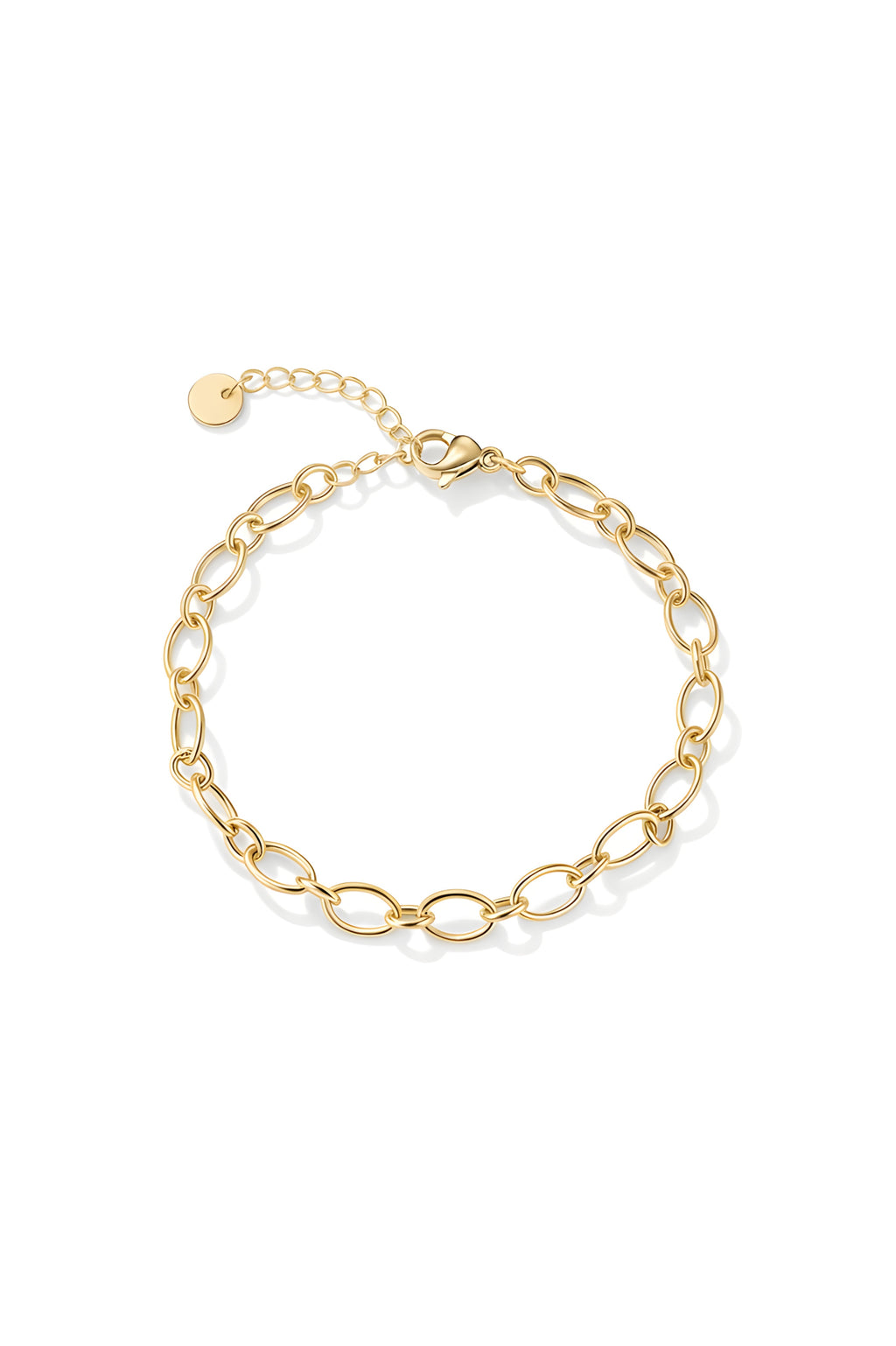 Bracelet charms mailles rondes